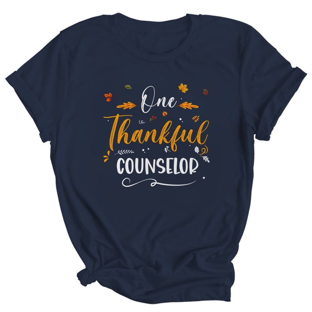 One Thankful School Counselor Fall Thanksgiving Shirt & Hoodie | siriusteestore