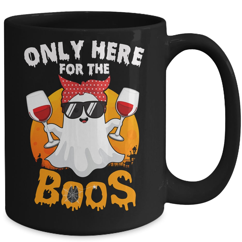 Only Here For The Boos Halloween Cute Ghost Mug | siriusteestore