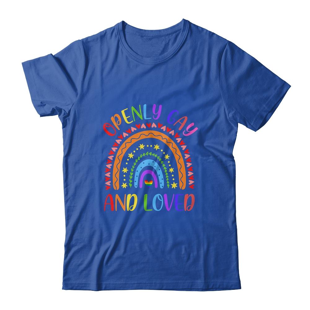 Openly Gay Loved Proud Pride Gays Lesbian LGBT LGBTQ Shirt & Hoodie | Siriustee.com