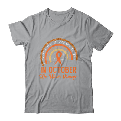 Orange ADHD Awareness In October We Wear Orange Rainbow Shirt & Hoodie | siriusteestore