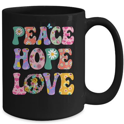 PEACE SIGN LOVE 60s 70s Tie Dye For Women Girl Mug | siriusteestore