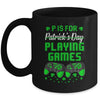 P Is For Playing Games St Patricks Day Funny Gamer Boys Kids Mug | siriusteestore