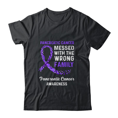 Pancreatic Cancer Awareness Messed With The Wrong Family Support Shirt & Hoodie | siriusteestore