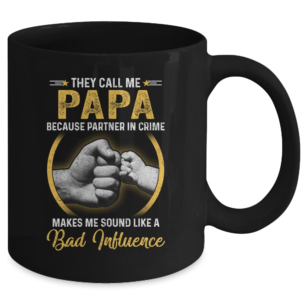 Papa For Men Funny Fathers Day They Call Me Papa Mug | siriusteestore