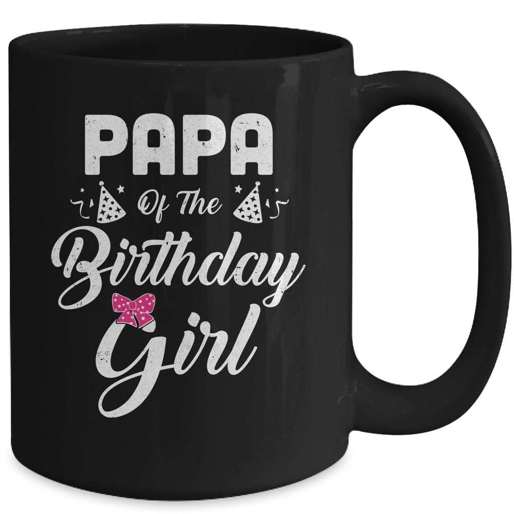 Papa Of The Birthday Girl Granddaughter Matching Family Mug | siriusteestore