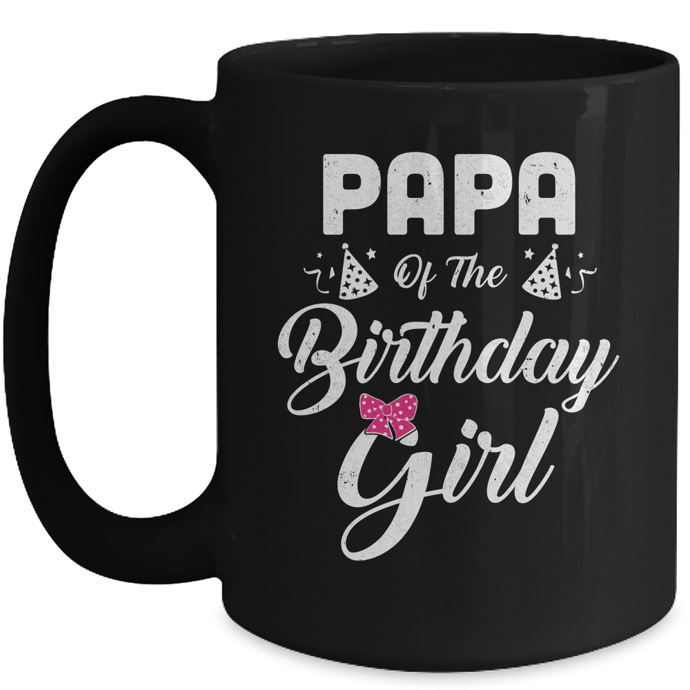 Papa Of The Birthday Girl Granddaughter Matching Family Mug | siriusteestore