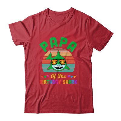 Papa Of The Shark Birthday Papa Matching Family Shirt & Hoodie | siriusteestore