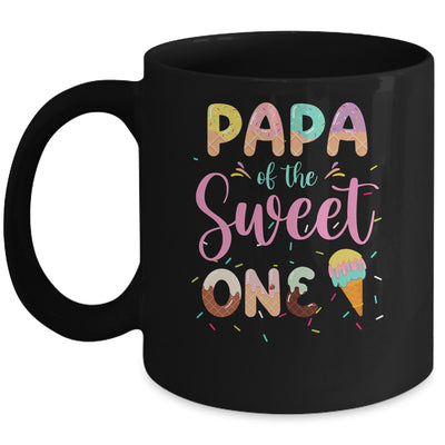 Papa Of The Sweet One Ice Cream 1st First Birthday Family Mug | siriusteestore