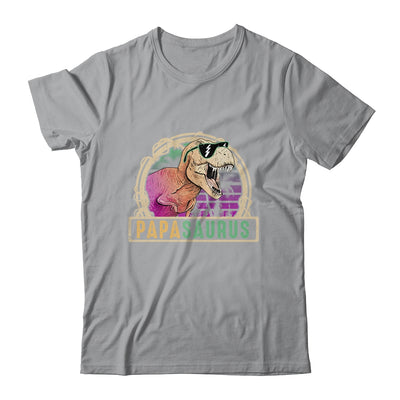 Papa Saurus Papasaurus T Rex Dinosaur Family Matching Shirt & Hoodie | siriusteestore