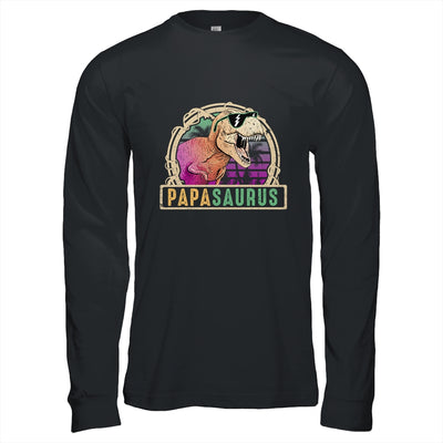 Papa Saurus Papasaurus T Rex Dinosaur Family Matching Shirt & Hoodie | siriusteestore