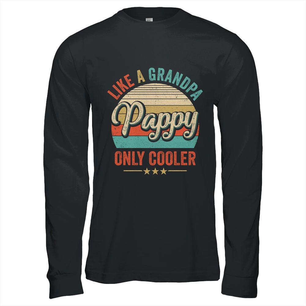 Pappy Like A Grandpa Only Cooler Vintage Dad Fathers Day Shirt & Hoodie | siriusteestore