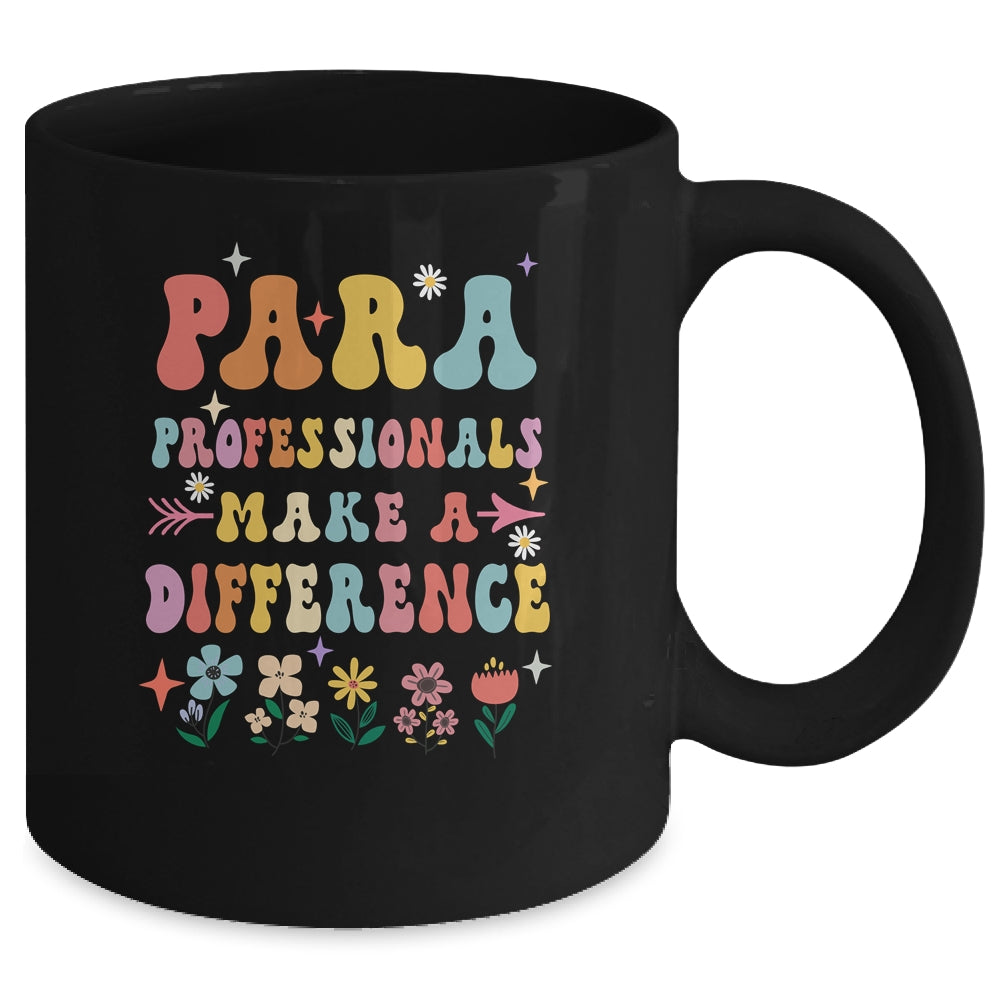 Para Professionals Make A Difference Teacher Mug | siriusteestore
