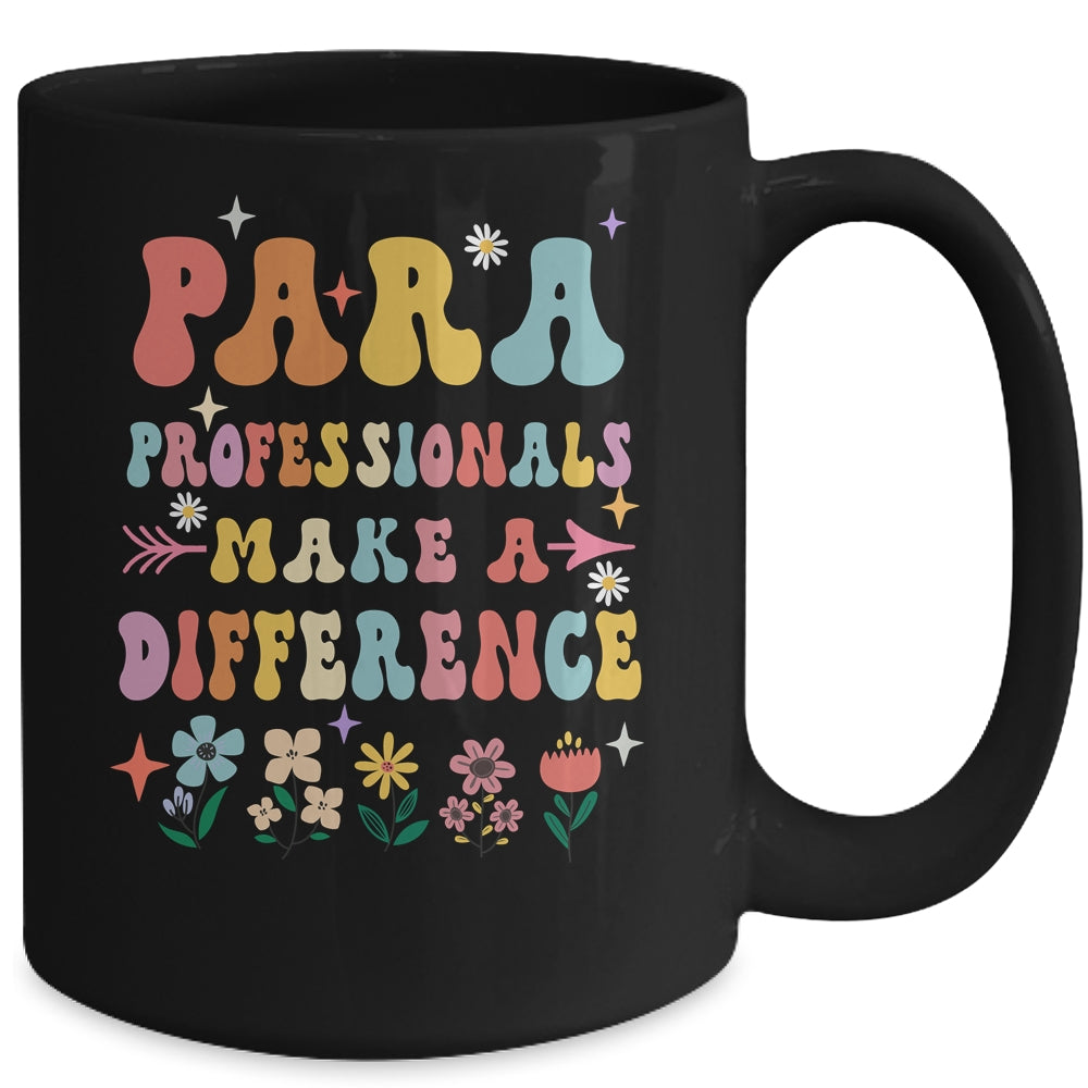 Para Professionals Make A Difference Teacher Mug | siriusteestore