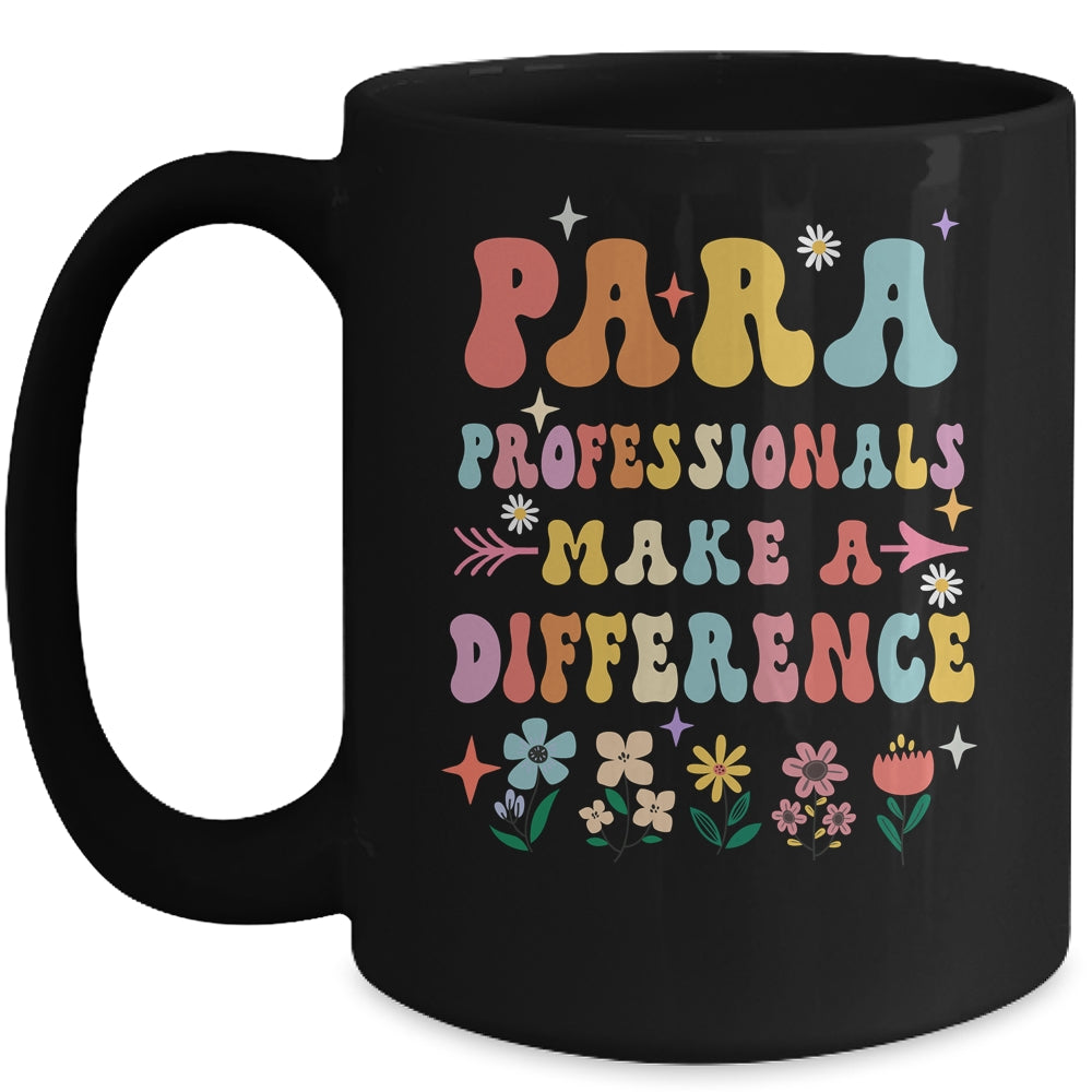 Para Professionals Make A Difference Teacher Mug | siriusteestore