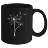 Parkinson's Brain Cancer Awareness Dandelion Grey Ribbon Mug | siriusteestore