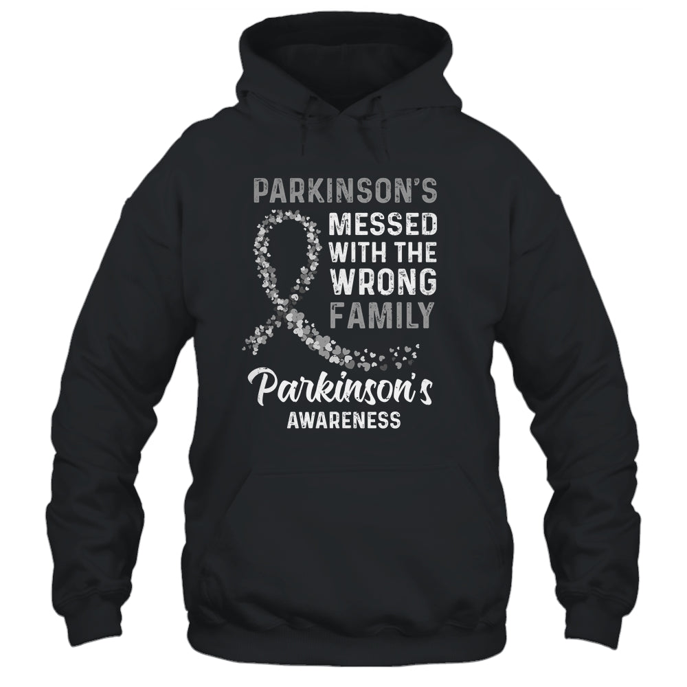 Parkinson's Disease Awareness Messed With The Wrong Family Support Shirt & Hoodie | siriusteestore