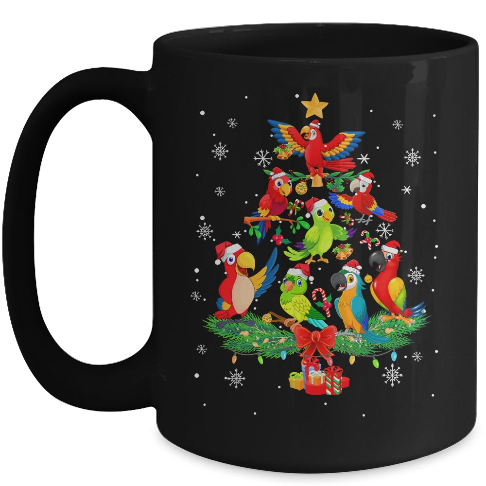 Parrot Bird Christmas Tree Ornament Funny Xmas Mug | siriusteestore