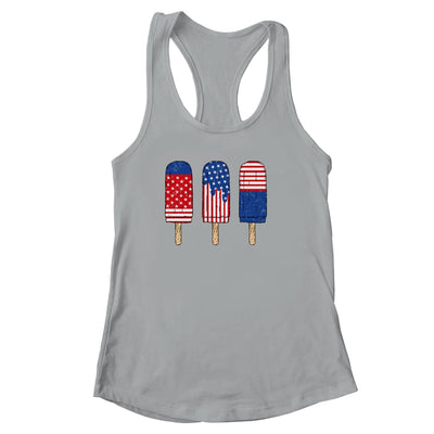 Patriotic 4th Of July USA America Flag Popsicle's Summer Shirt & Tank Top | siriusteestore