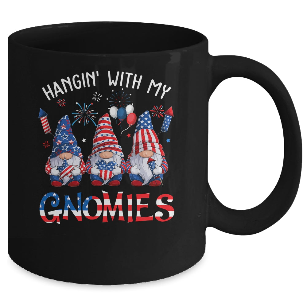 Patriotic Gnome 4th Of July Funny Hangin With My Gnomies Mug | siriusteestore