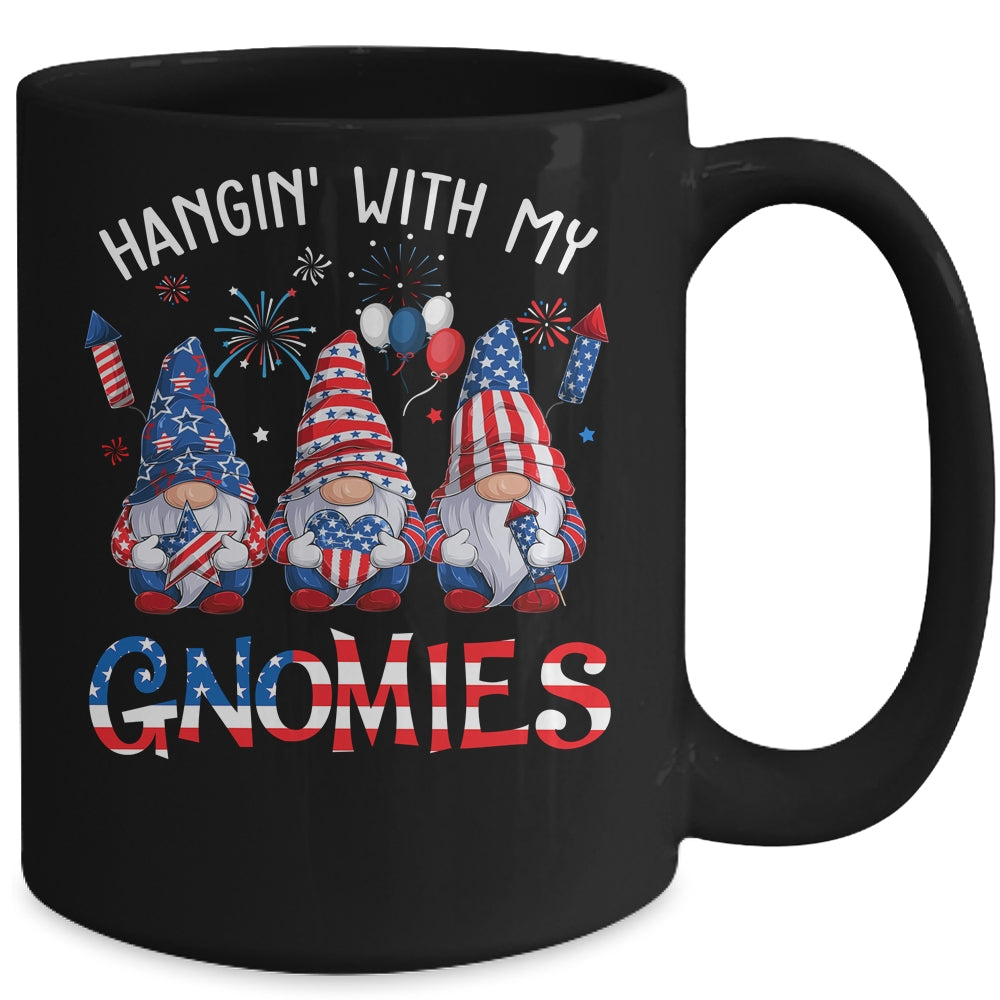 Patriotic Gnome 4th Of July Funny Hangin With My Gnomies Mug | siriusteestore