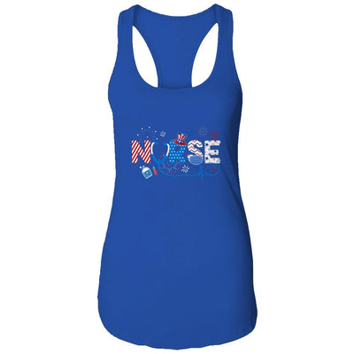 Patriotic Nurse 4th Of July American Flag Independence Day T-Shirt & Tank Top | Siriustee.com.com