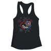 Patriotic Nurse 4th Of July American Flag Sunflower Love Shirt & Tank Top | siriusteestore