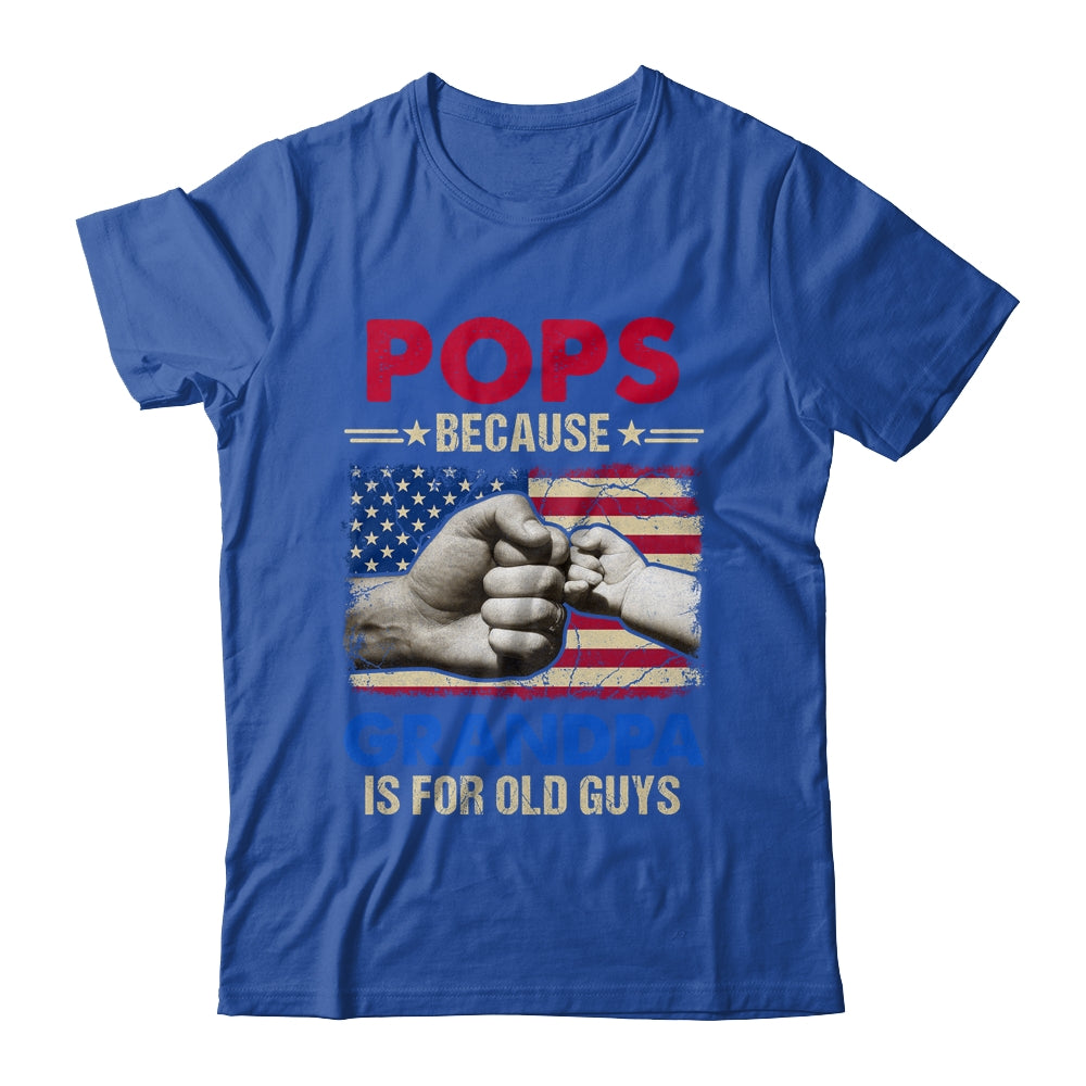 Paw Paw Because Grandpa Is For Old Guys USA Flag Grandpa Shirt & Hoodie | siriusteestore