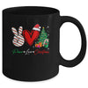 Peace Love Christmas Family Matching Xmas Mug | siriusteestore