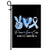 Peace Love Cure Blue Ribbon Diabetes Awareness Flag | siriusteestore