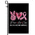 Peace Love Cure Burgundy Ribbon Multiple Myeloma Awareness Flag | siriusteestore