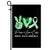 Peace Love Cure Green Ribbon Mental Health Awareness Flag | siriusteestore