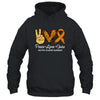 Peace Love Cure Multiple Sclerosis Awareness Supporter March Shirt & Hoodie | siriusteestore