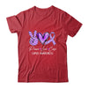 Peace Love Cure Purple Ribbon Lupus Awareness Shirt & Hoodie | siriusteestore