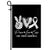 Peace Love Cure White Ribbon Lung Cancer Awareness Flag | siriusteestore