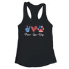 Peace Love Dog Lover American Flag Happy 4th Of July Shirt & Tank Top | siriusteestore