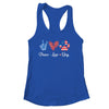Peace Love Dog Lover American Flag Happy 4th Of July Shirt & Tank Top | siriusteestore