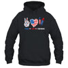 Peace Love Fireworks 4th Of July Celebration Shirt & Tank Top | siriusteestore