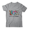 Peace Love Kindergarten Teacher Team Women Tie Dye Shirt & Hoodie | siriusteestore