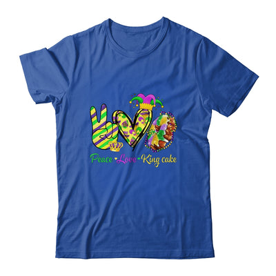 Peace Love King Cake Mardi Gras Men Women Kids Shirt & Hoodie | siriusteestore