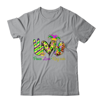 Peace Love King Cake Mardi Gras Men Women Kids Shirt & Hoodie | siriusteestore