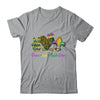 Peace Love Mardi Gras Beads For Women Carnival Parade Shirt & Tank Top | siriusteestore