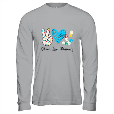 Peace Love Pharmacy Funny Pharmacy Technician Mothers Day Shirt & Hoodie | siriusteestore