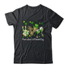 Peace Love St Patricks Day Cheer Drinking Shamrock Shirt & Hoodie | siriusteestore