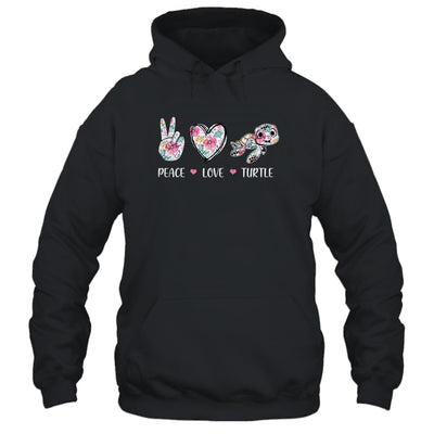 Peace Love Turtles Cute Turtle Lover Women Teen Girls Shirt & Tank Top | siriusteestore