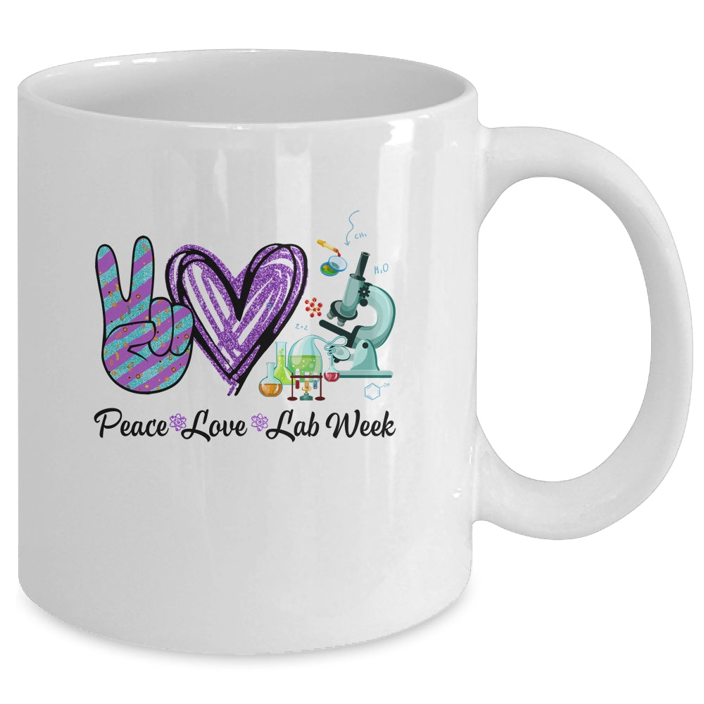 Peach Love Lab Week Laboratory Tech Technologist Mug | siriusteestore