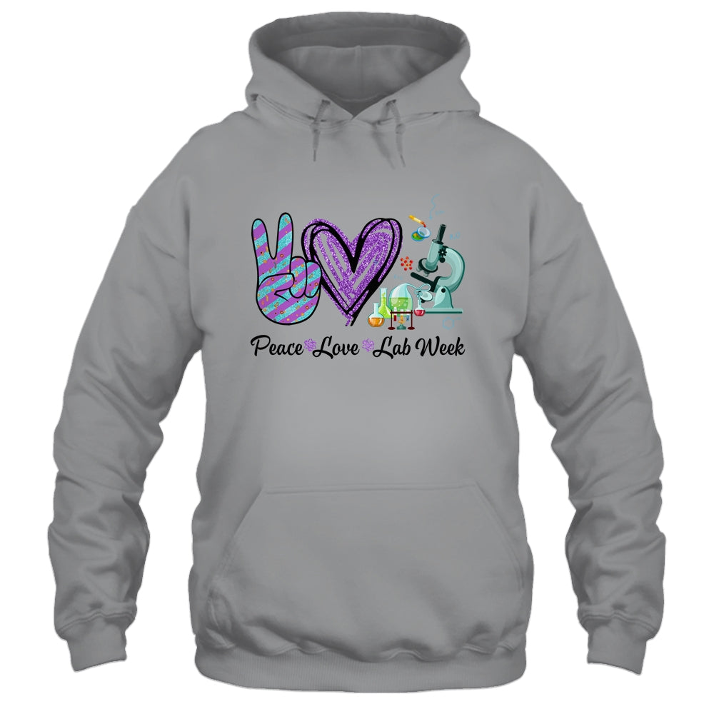 Peach Love Lab Week Laboratory Tech Technologist Shirt & Tank Top | siriusteestore