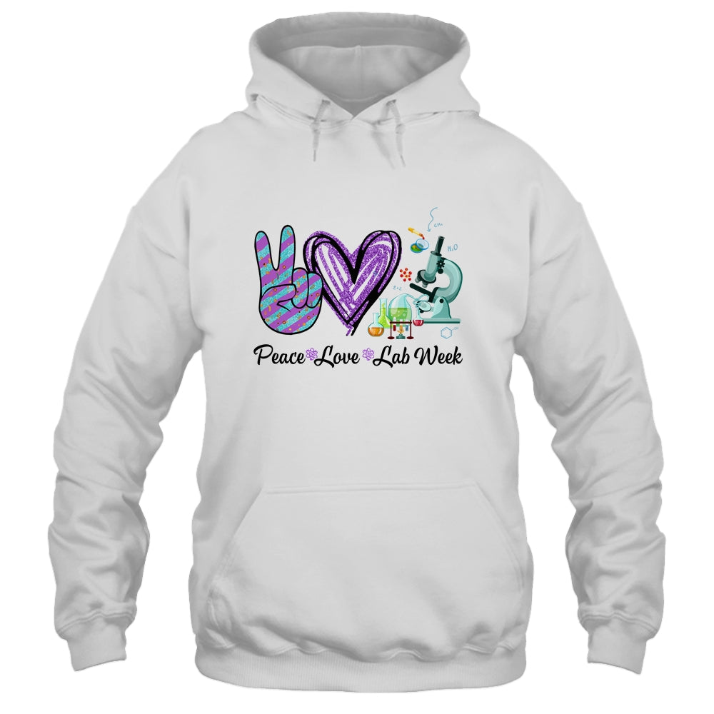 Peach Love Lab Week Laboratory Tech Technologist Shirt & Tank Top | siriusteestore