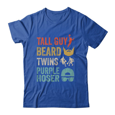 Perfect Dude Tall Guy Beard Twins Purple Hoser Shirt & Hoodie | siriusteestore