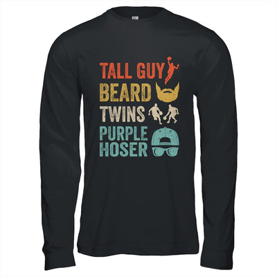 Perfect Dude Tall Guy Beard Twins Purple Hoser Shirt & Hoodie | siriusteestore