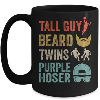 Perfect Dude Tall Guy Beard Twins Purple Hoser Mug | siriusteestore